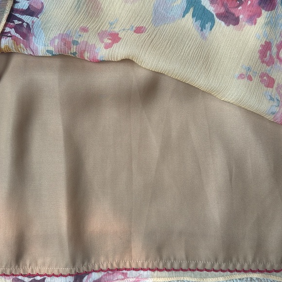 Anthropologie Meadow Rue size 6 NWOT Floral Silk Dress - Picture 12 of 12